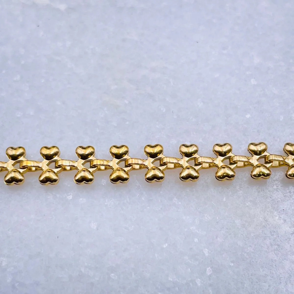 Princess Cut Cubic Zirconia Gold SS Necklace Chain