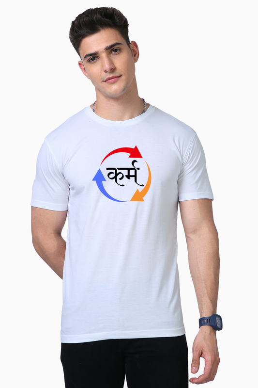 Karma White Supima Cotton Tee
