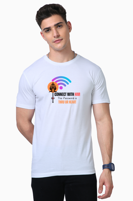 Connect White Supima Cotton Tee