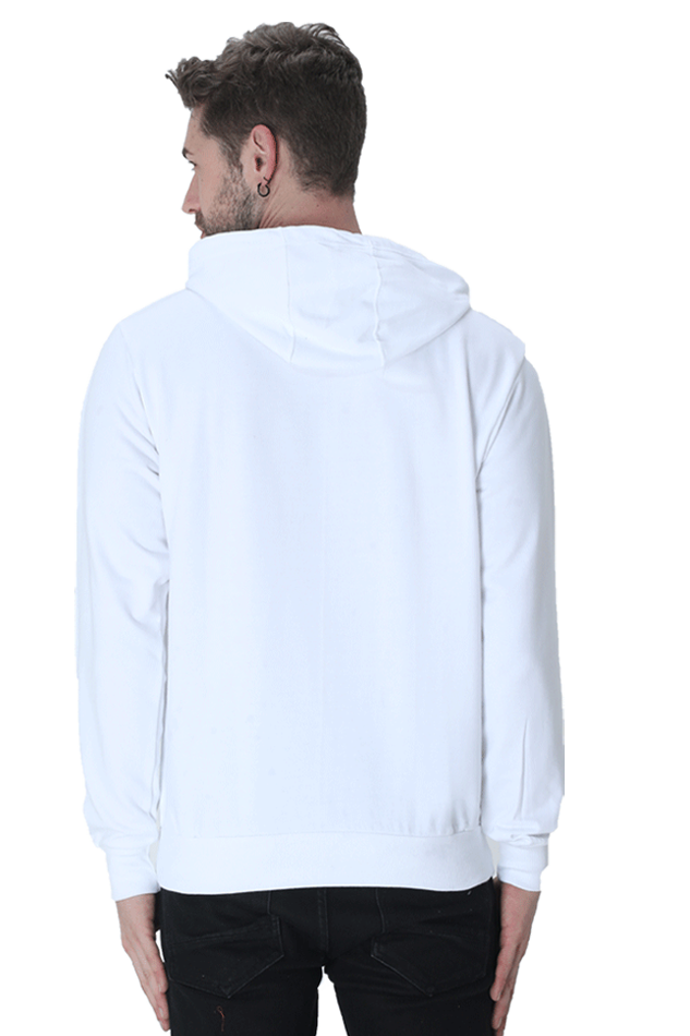 Paw White Non-Zipper Hoodie