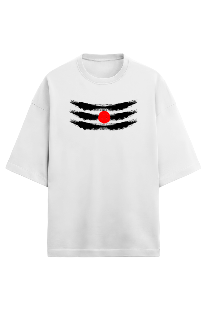 Tilak White Oversized Terry Cotton Tee