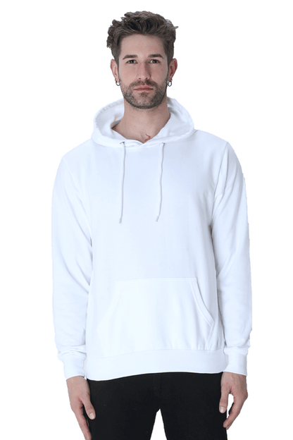 Plain White Non-Zipper Hoodie