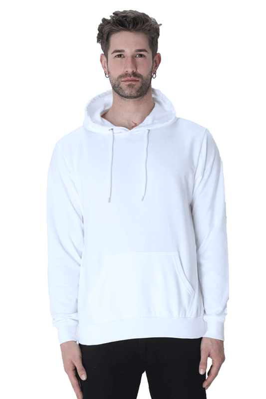 Plain White Non-Zipper Hoodie