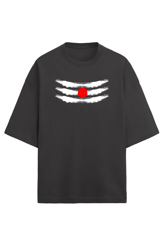 Tilak Black Oversized Terry Cotton Tee
