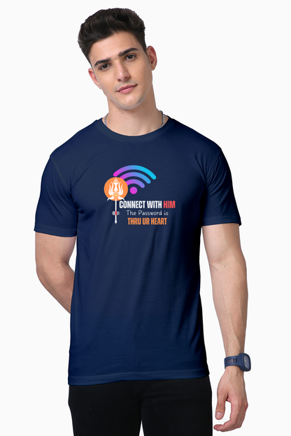 Connect Black Supima Cotton Tee