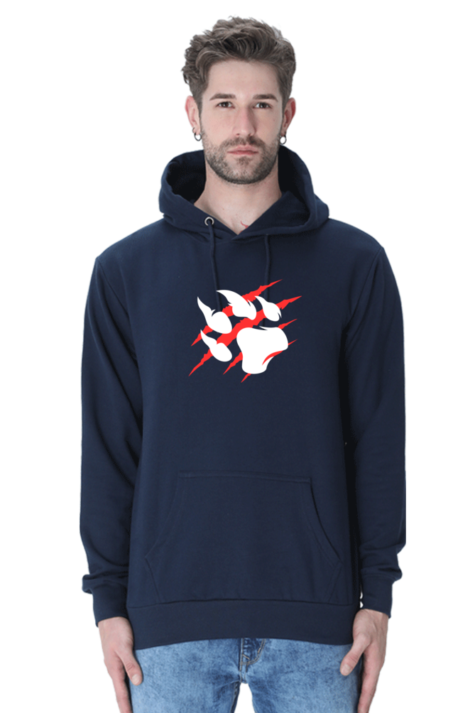 Paw Black Non-Zipper Hoodie