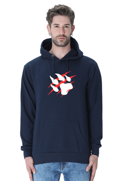 Paw Black Non-Zipper Hoodie