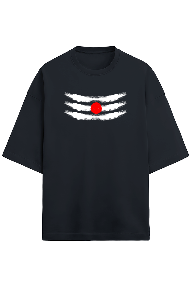 Tilak Black Oversized Terry Cotton Tee